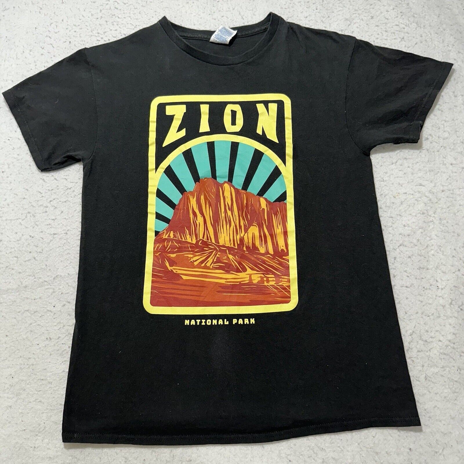 Delta Zion National Park Medium Graphic T Shirt Pro Weight Delta Size US M / EU 48-50 / 2 - 1 Thumbnail