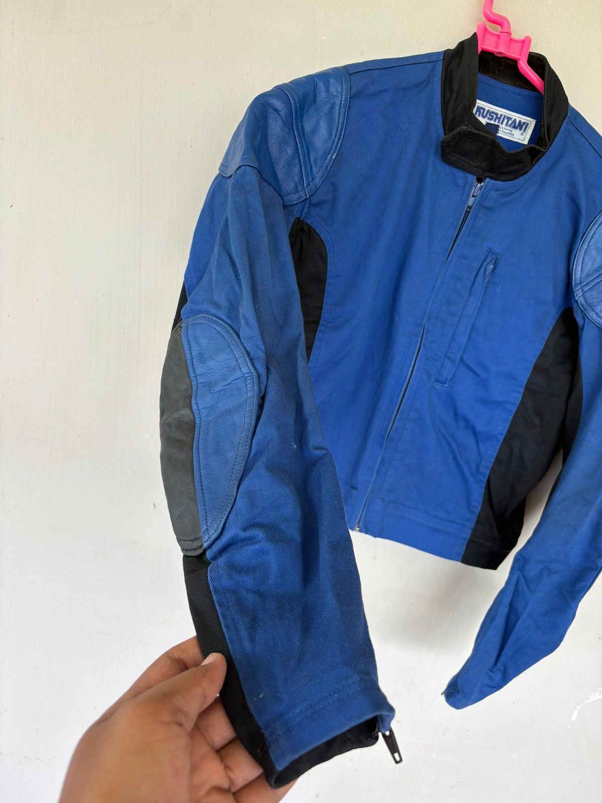 Sports Specialties Vintage Kushitani Cropped Jacket Leather Padding Design Size US S / EU 44-46 / 1 - 2 Thumbnail