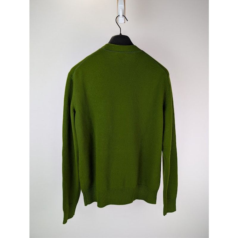 Bottega Veneta o1rshd1 Classic Cashmere Sweater in Olive Green Size US M / EU 48-50 / 2 - 10 Thumbnail