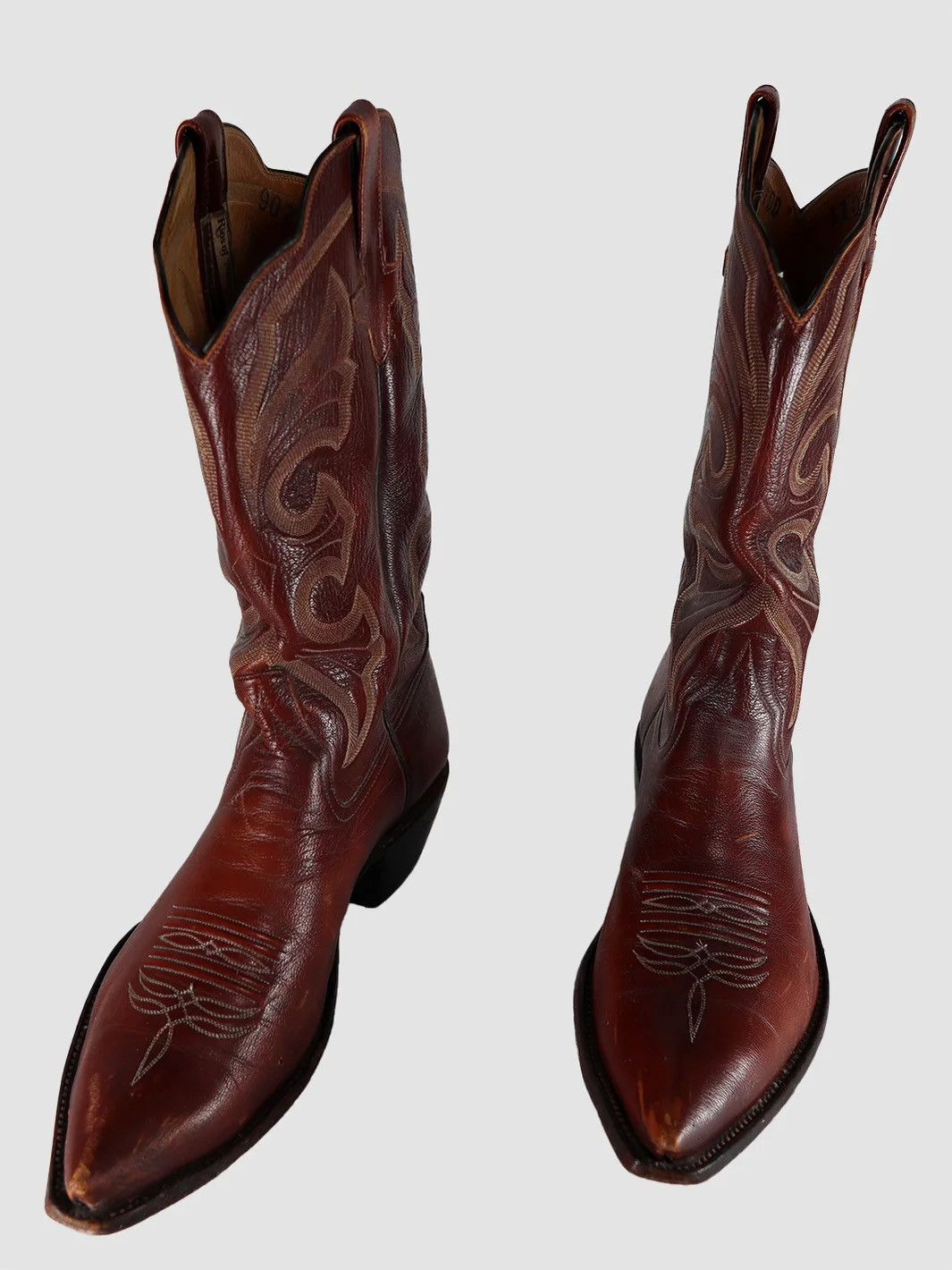 Rios of Mercedes Rio of Mercedes Handmade Leather & Lemonwood Boots 1980s Size US 10 / EU 43 - 4 Thumbnail
