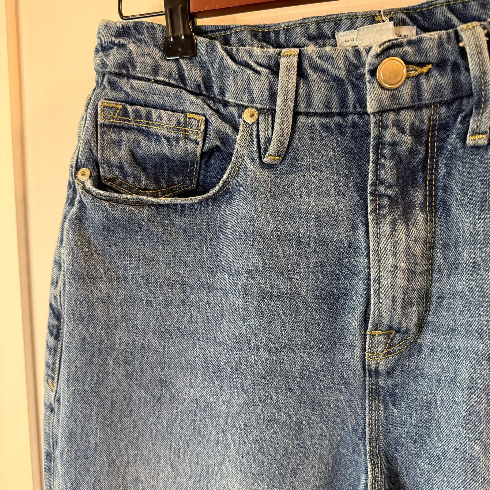 Good American Good American Women’s Good Boy Jeans Size 8 Size 30" / US 8 / IT 44 - 4 Thumbnail