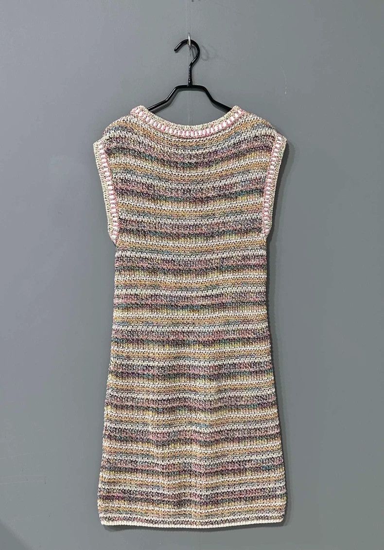 Chanel Chanel Striped knitted dress 2504-Nextarrow Size XS / US 0-2 / IT 36-38 - 3 Thumbnail