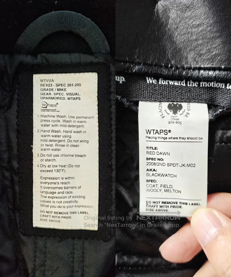 Wtaps Wtaps Military wool coat Size US M / EU 48-50 / 2 - 4 Thumbnail