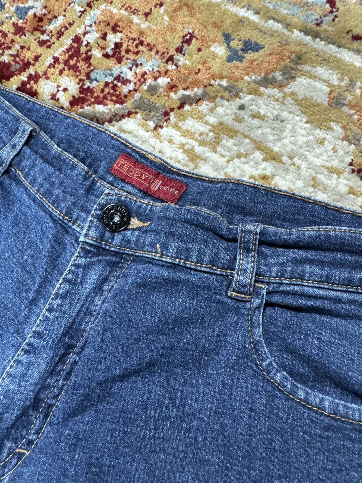 Hysteric Glamour ᶠᵃⁿᶜʸᵍᵘʸ Y2K Flared Baggy Washed Bootcut Denim Jeans Vintage Size US 30 / EU 46 - 4 Thumbnail