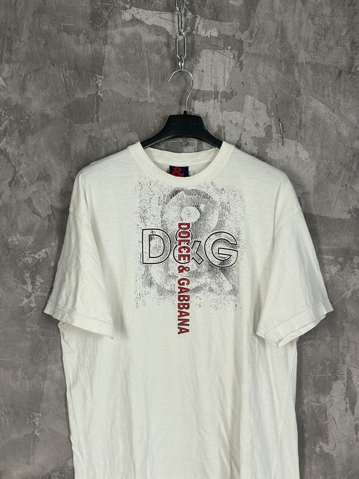 Dolce & Gabbana × Vintage DOLCE AND GABBANA Y2K FADE 3D Retro T SHIRT Size US L / EU 52-54 / 3 - 2 Thumbnail