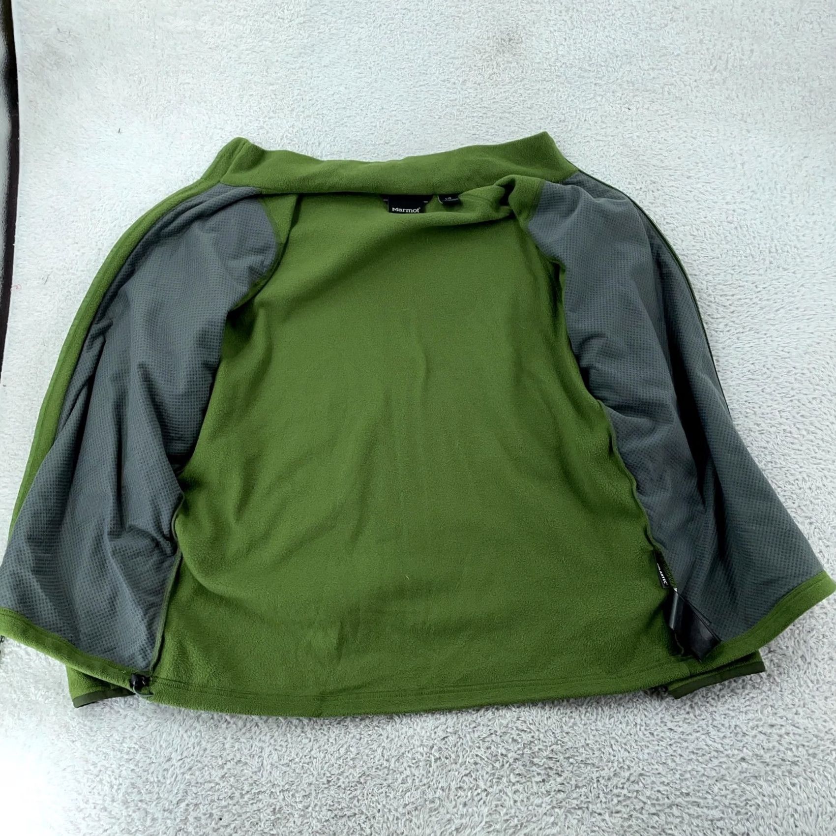 Marmot Marmot Jacket Polartec Full Zip Mens Large Green Hiking Oudoors Vintage? Size US L / EU 52-54 / 3 - 3 Thumbnail