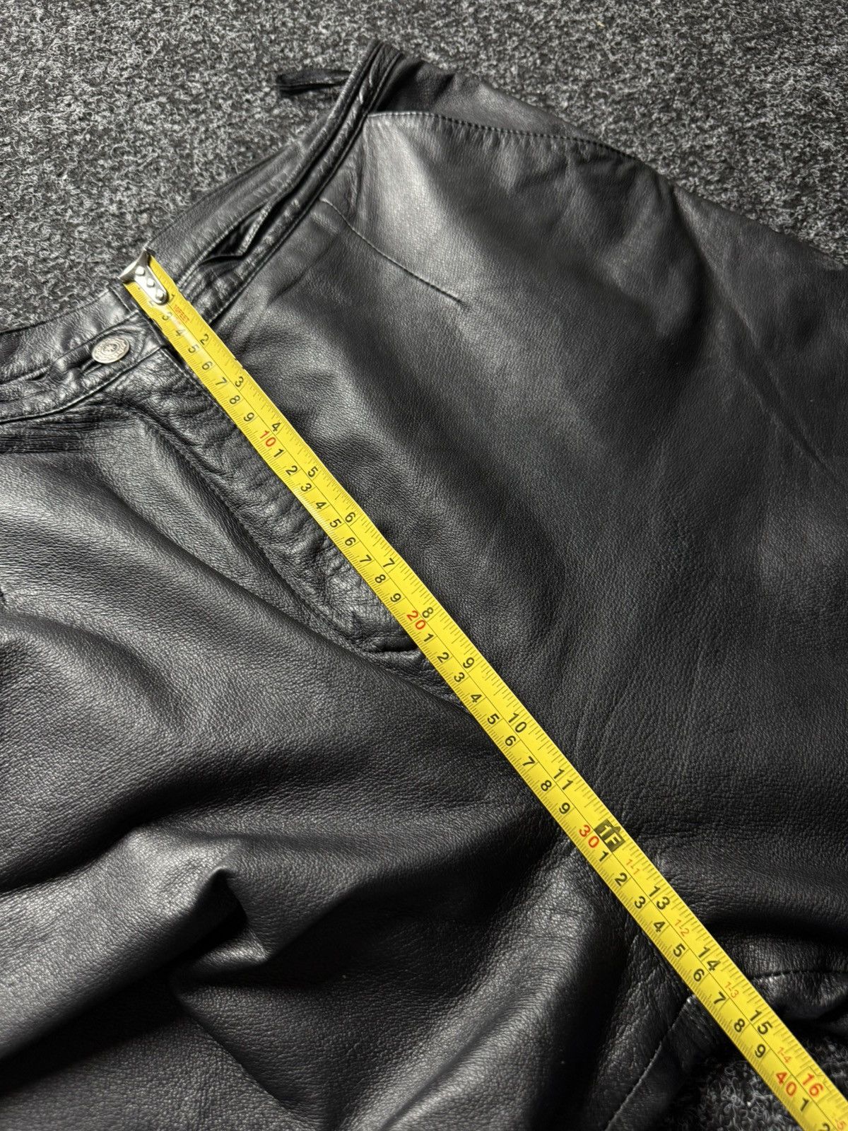 Leather Y2K Vintage Leather Pants Opium Style Alt Biker USA Rare Size US 34 / EU 50 - 24 Thumbnail