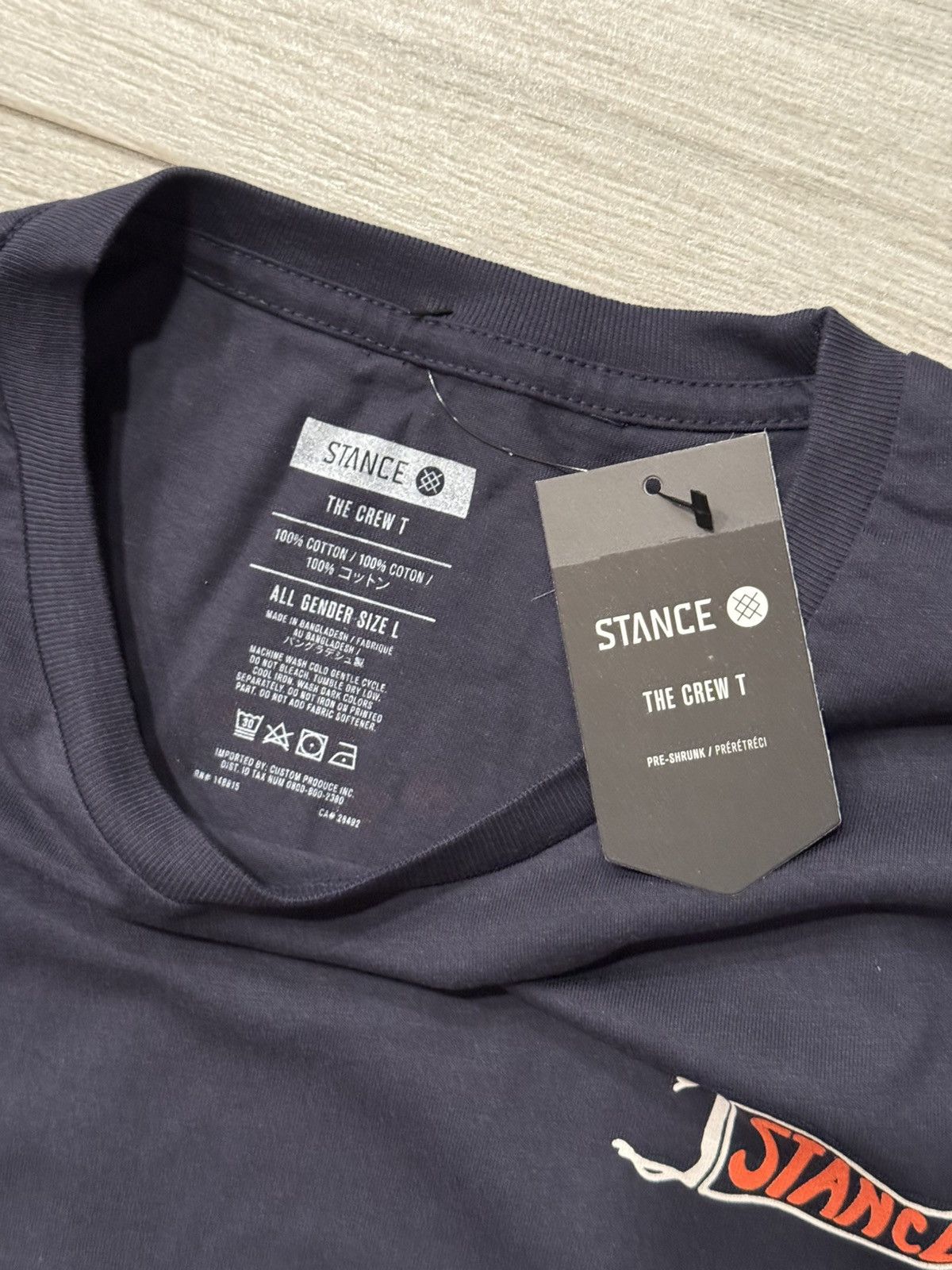 Stance Socks Stance Free Bird Navy Graphics Tee T-Shirt Size L Large New Size US L / EU 52-54 / 3 - 3 Thumbnail