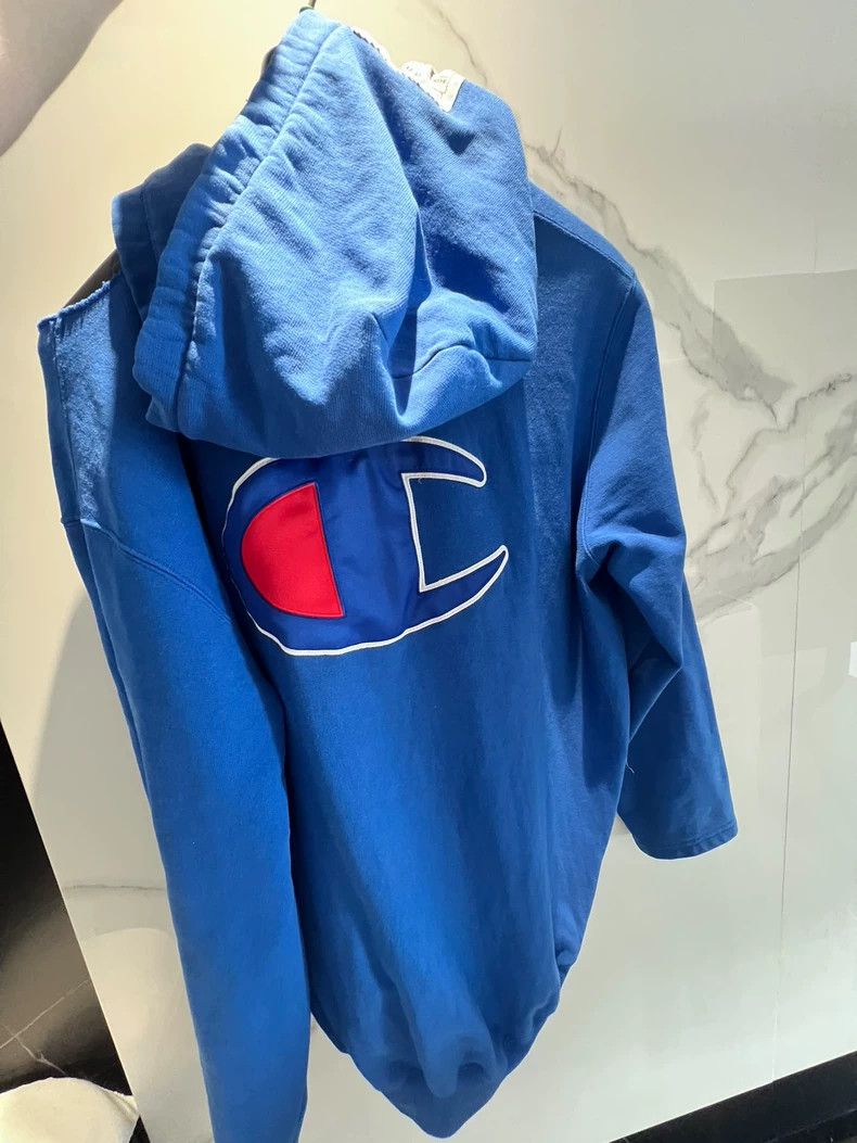 Vetements Vetements Champion Collaborative Jacket with Shoulder Hole Size US S / EU 44-46 / 1 - 2 Thumbnail