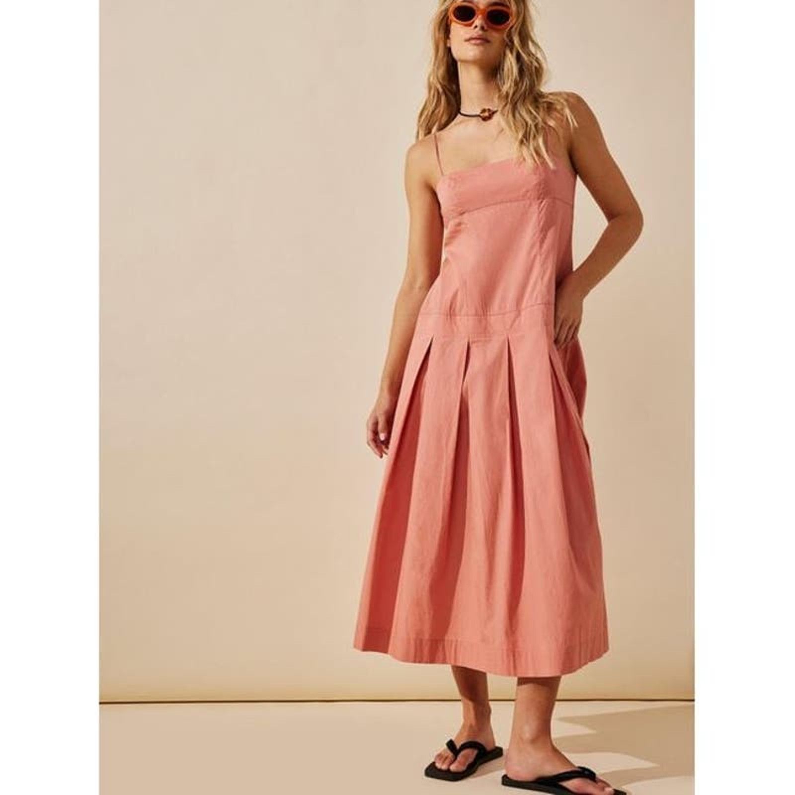 Free People NWT Free People In My Town Midi Dress FREE-EST $108 X-SMALL Size XS / US 0-2 / IT 36-38 - 2 Thumbnail