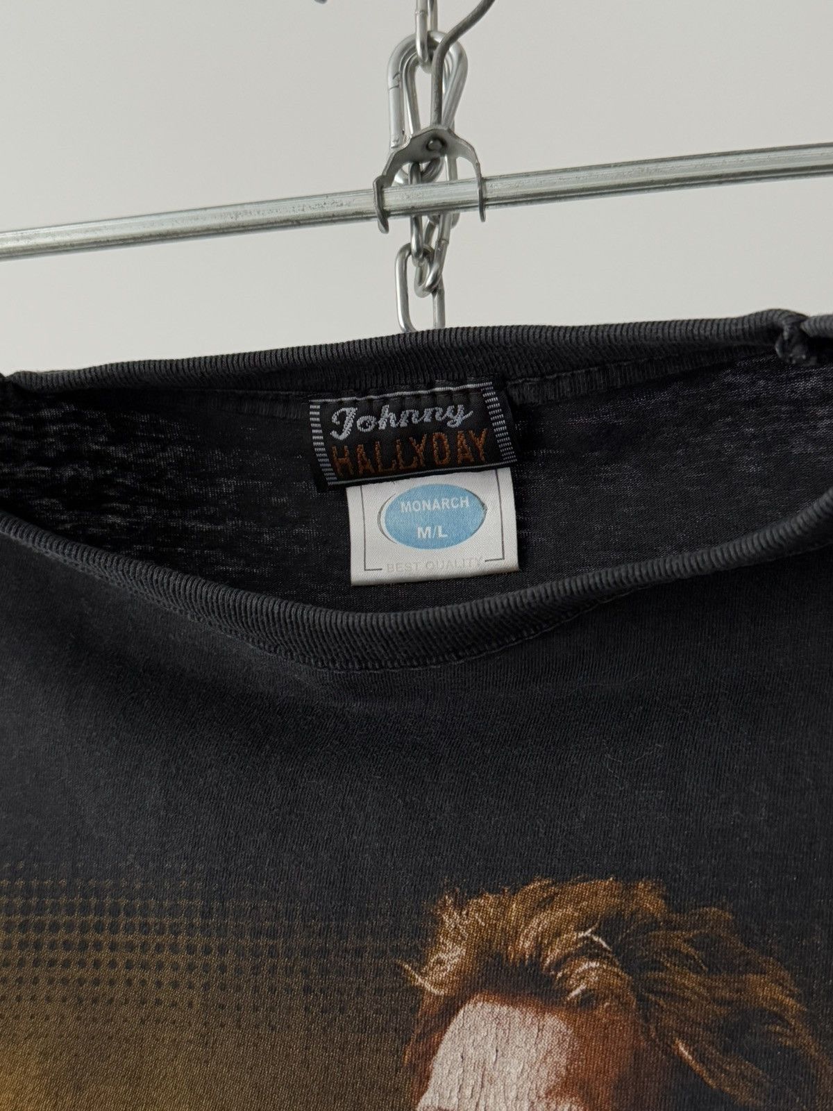 Band Tees × Vintage Vintage 2001 Johnny Hallyday Rock Band T-Shirt Size US M / EU 48-50 / 2 - 3 Thumbnail