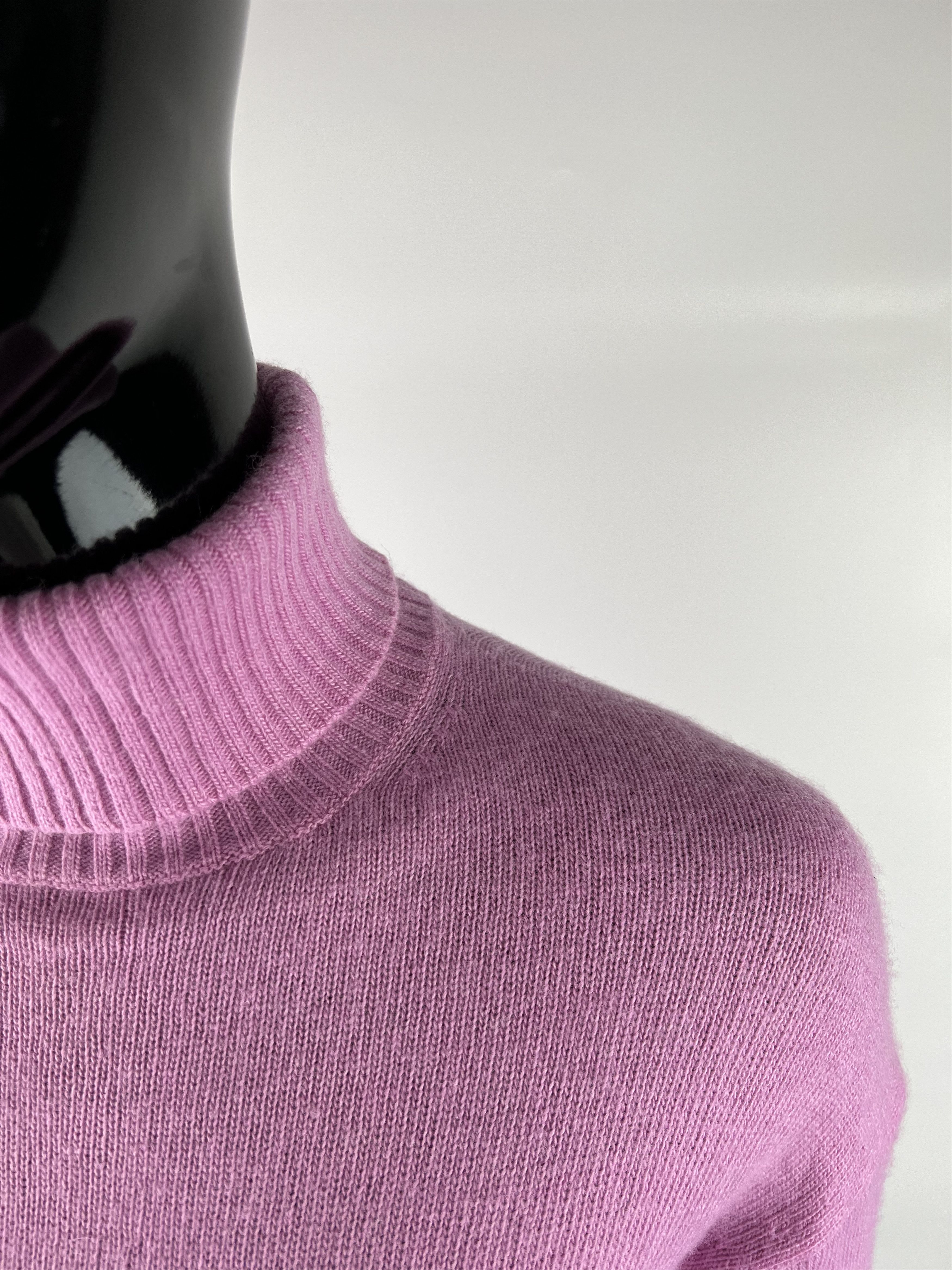 J.Crew J.Crew Women's Pink Wool Turtleneck Sweater Size XS Size XS / US 0-2 / IT 36-38 - 6 Thumbnail