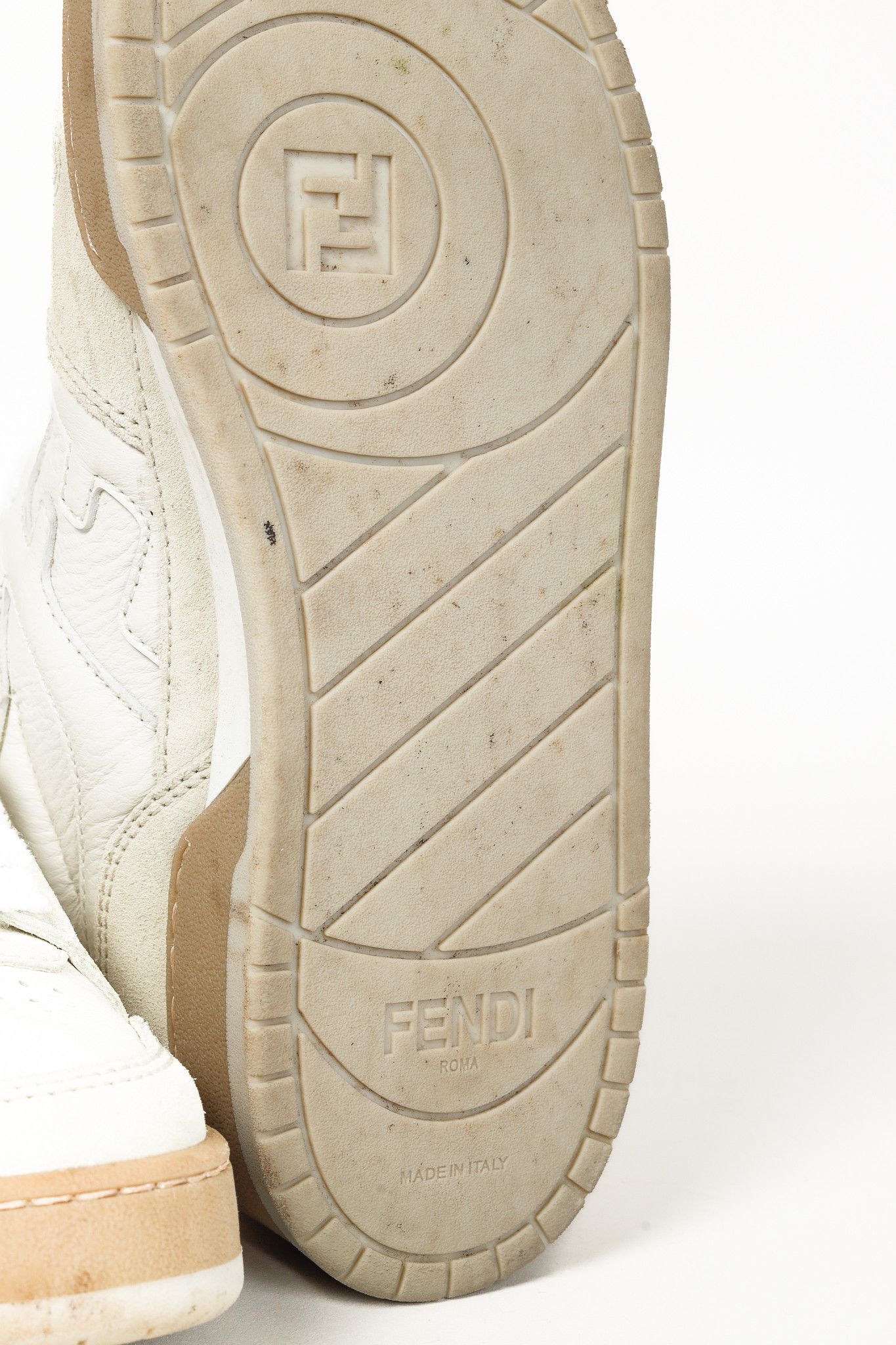 Fendi Fendi Match FF Logo Low-Top Sneaker in Suede and Leather Size US 8 / IT 38 - 5 Thumbnail