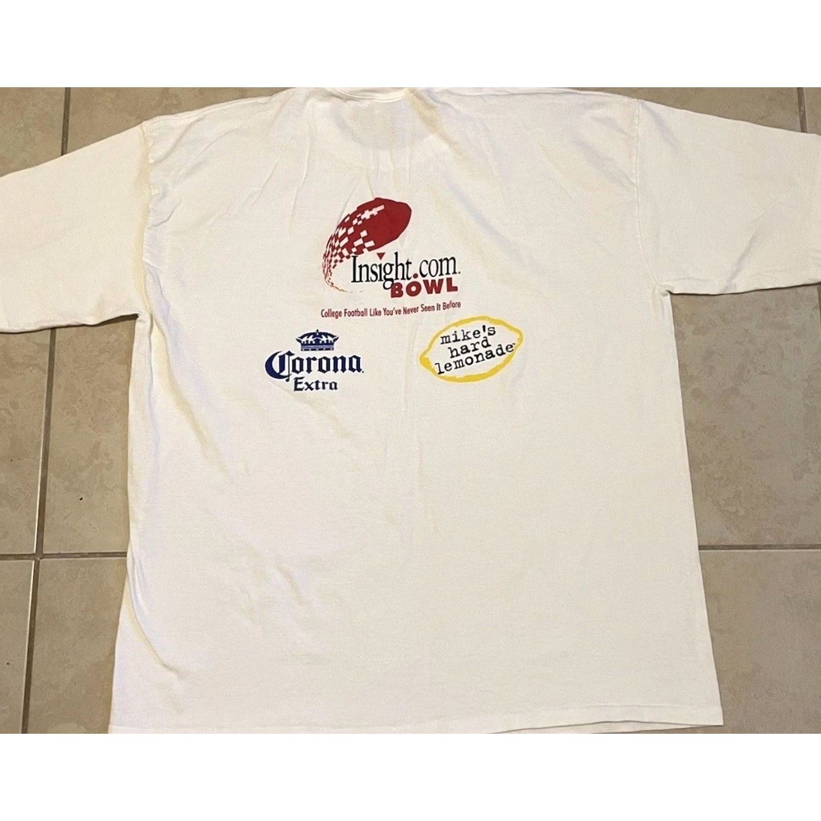 Vintage VINTAGE Insight.com Bowl Mikes Hard Lemonade Shirt XXL White NFT? Size US XXL / EU 58 / 5 - 2 Thumbnail