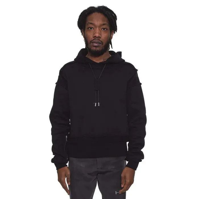 パーカー・フーディ HELIOT EMIL Men Hoodies PRESS25M08073 BLK01 BLACK Heliot Emil HELIOT EMIL Men Hoodies PRESS25M08073 BLK01