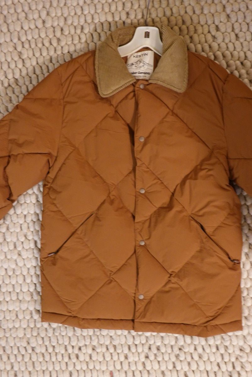 KESTIN Dunbar Tobacco Brown Size Mens Small Padded Down Jacket Size US S / EU 44-46 / 1 - 22 Thumbnail