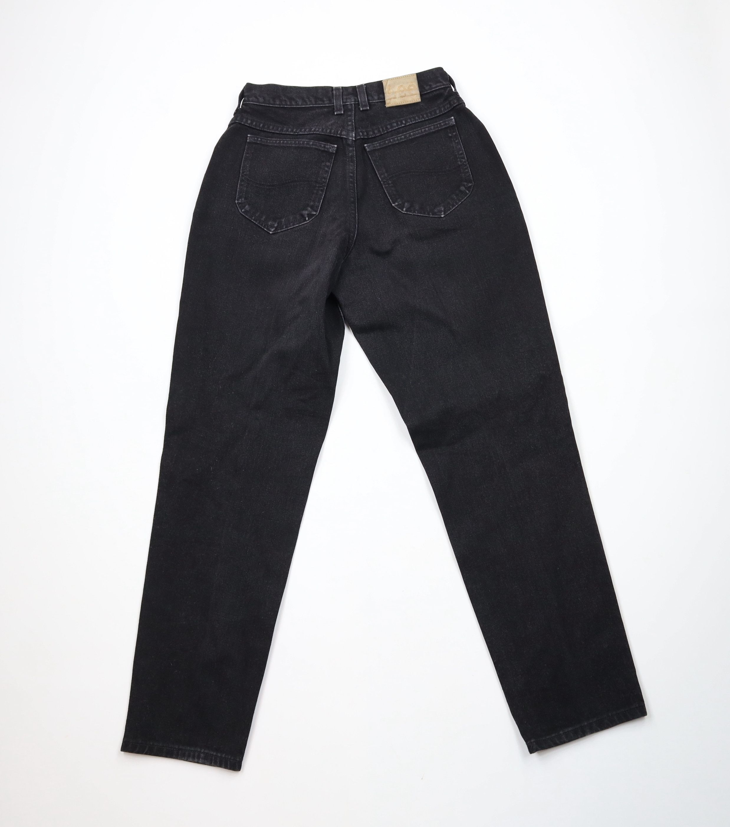 Lee × Vintage Vintage 90s Lee High Waist Tapered Leg Denim Jeans Black Size 36" / US 14 / IT 50 - 11 Thumbnail