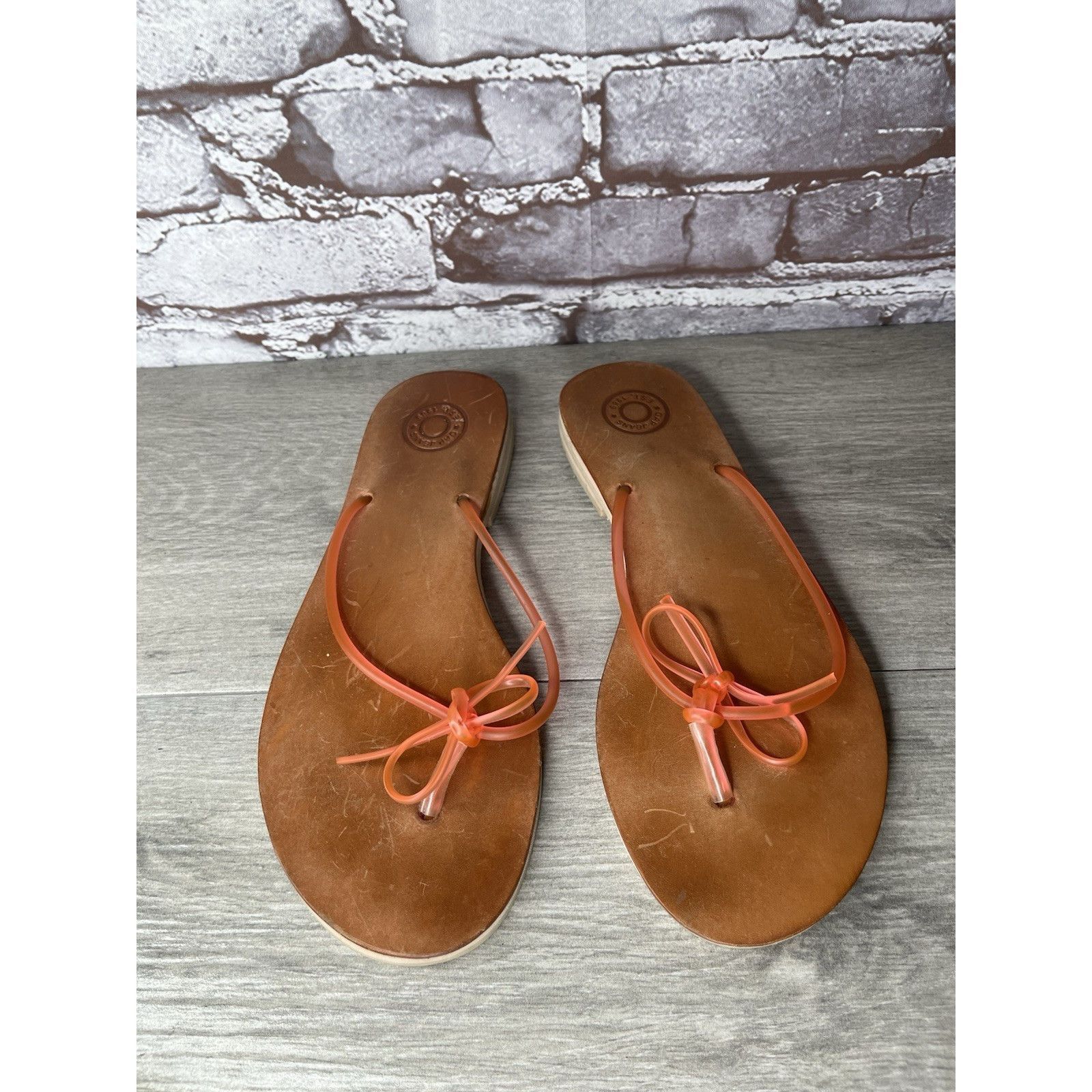 Gap Gap Sandals Flip Flop Thong Pink Toe Post Slip On Casual Fla Size US 8 / IT 38 - 1 Thumbnail