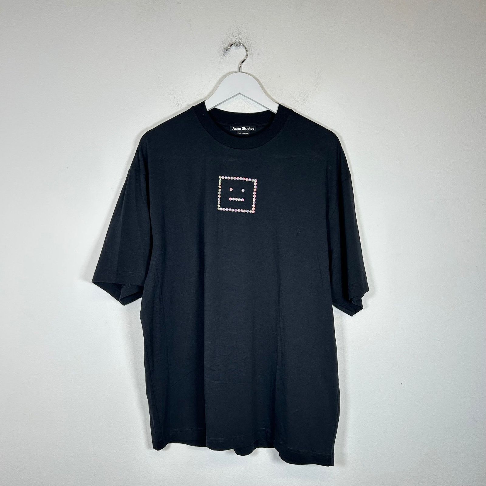 Acne Studios｜ (CL0309 885) Acne Studios - Logo t-shirt - Navy blue