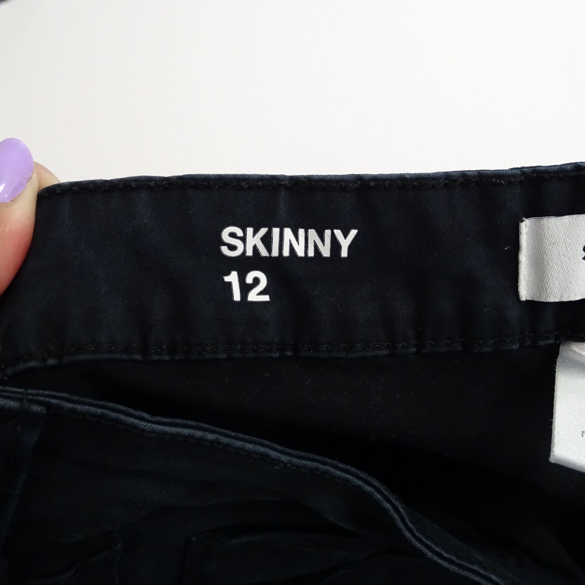 Sonoma Sonoma Skinny Jeans Women Size 12 Black Comfortable Stretch Size 34" / US 12 / IT 48 - 7 Thumbnail