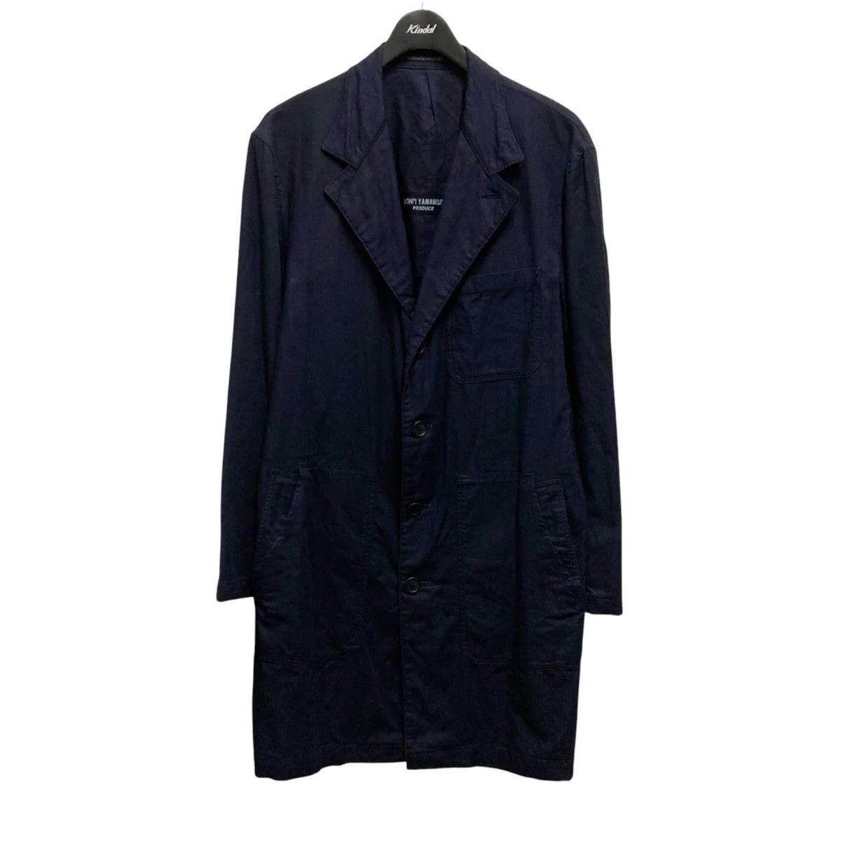 Yohji Yamamoto YOHJI YAMAMOTO PRODUCE Cotton linen blend long jacket Size US M / EU 48-50 / 2 - 1 Thumbnail