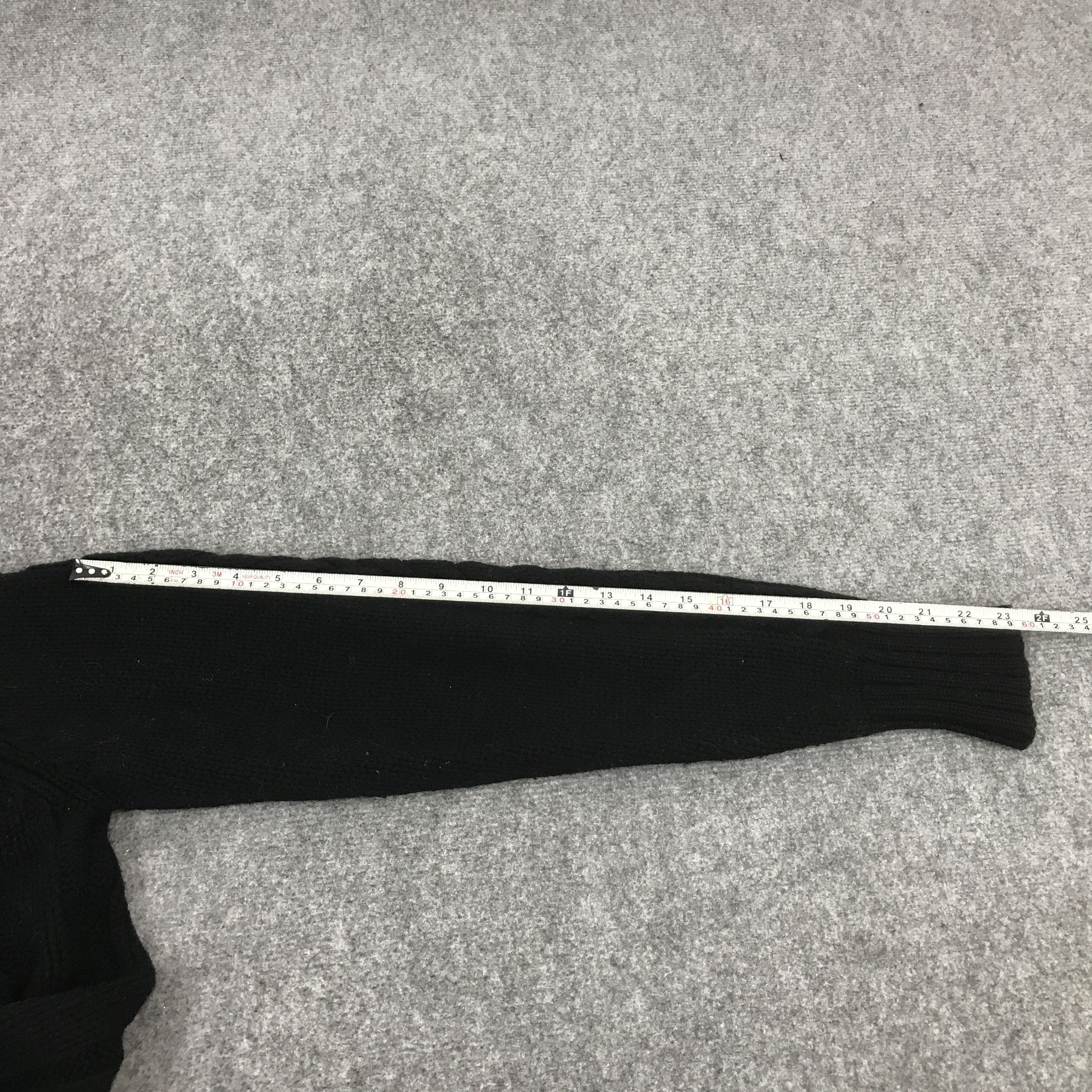 Polo Ralph Lauren Polo Ralph Lauren Black Knitwear Patchwoek Design Size US L / EU 52-54 / 3 - 9 Thumbnail