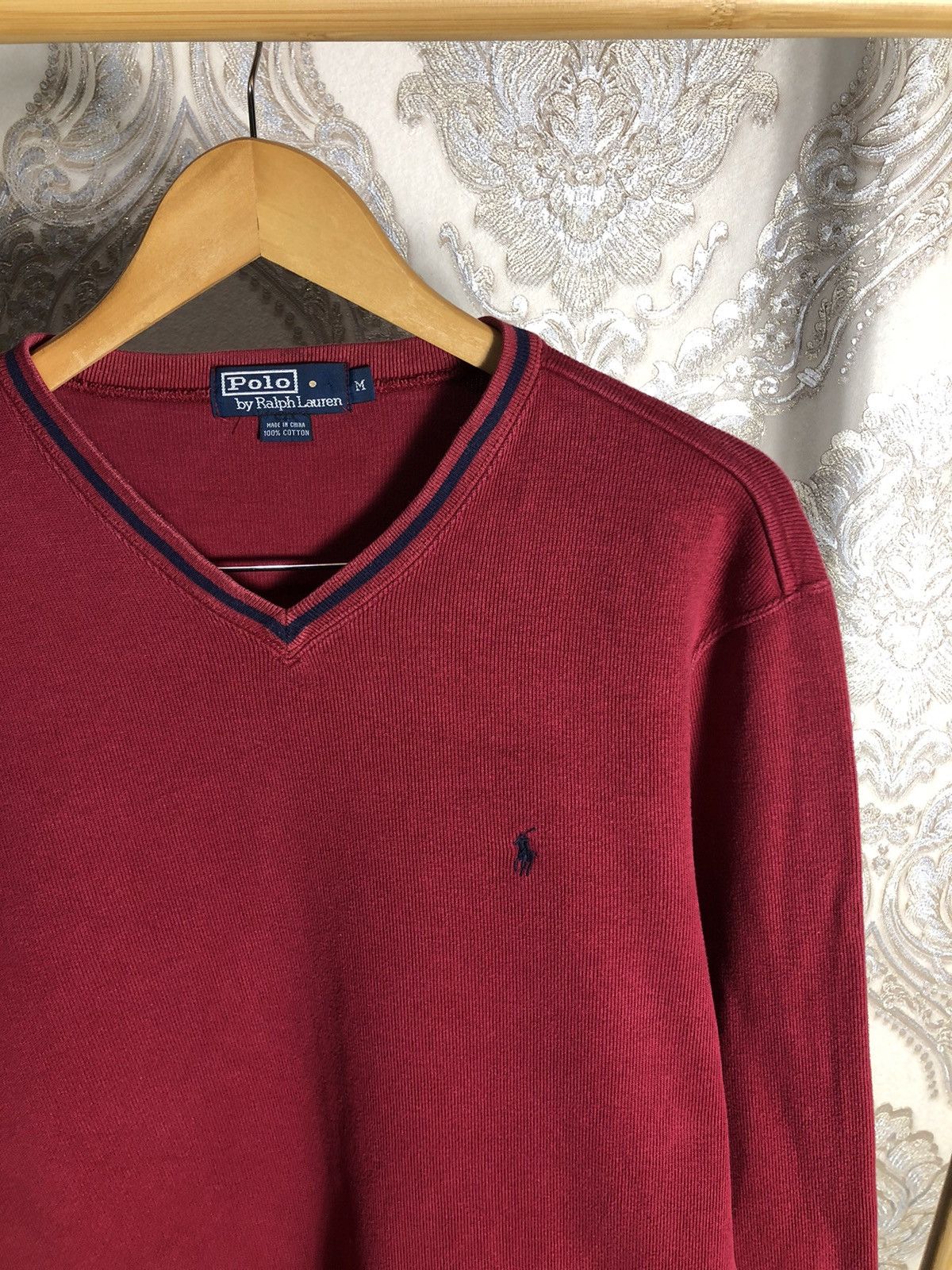 Polo Ralph Lauren VINTAGE POLO RALPH LAUREN SWEATER RETRO DESIGNER CASUAL 90s Size US M / EU 48-50 / 2 - 2 Thumbnail