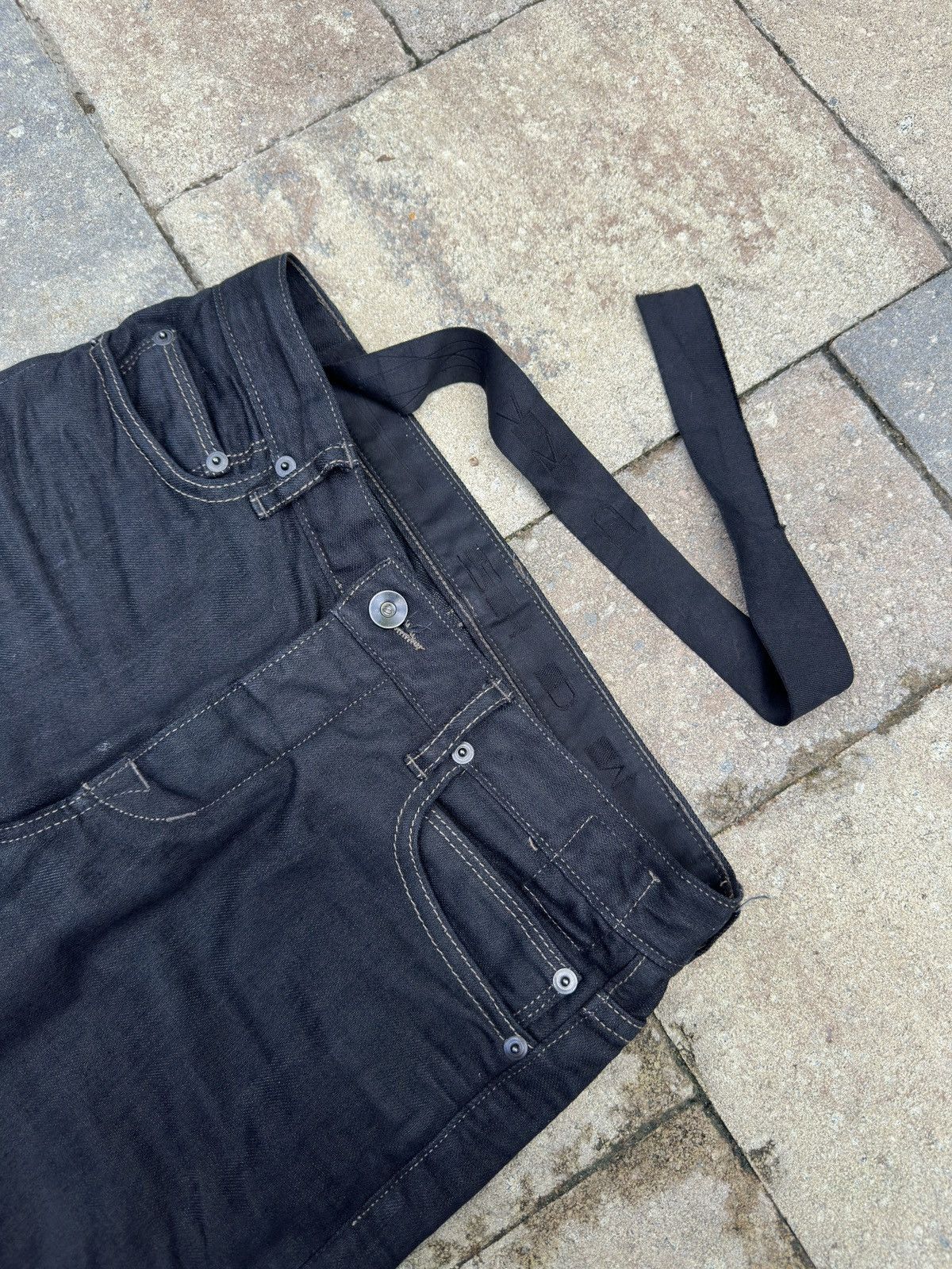 Rick Owens rick owens ss09 strutter banana cut denim Size US 27 - 2 Thumbnail