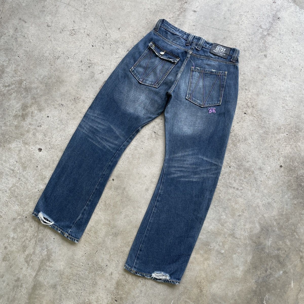 If Six Was Nine Vintage IN7ET Japan Jeans Faded Rare Denim Pants W32x29.5 Size US 32 / EU 48 - 12 Thumbnail