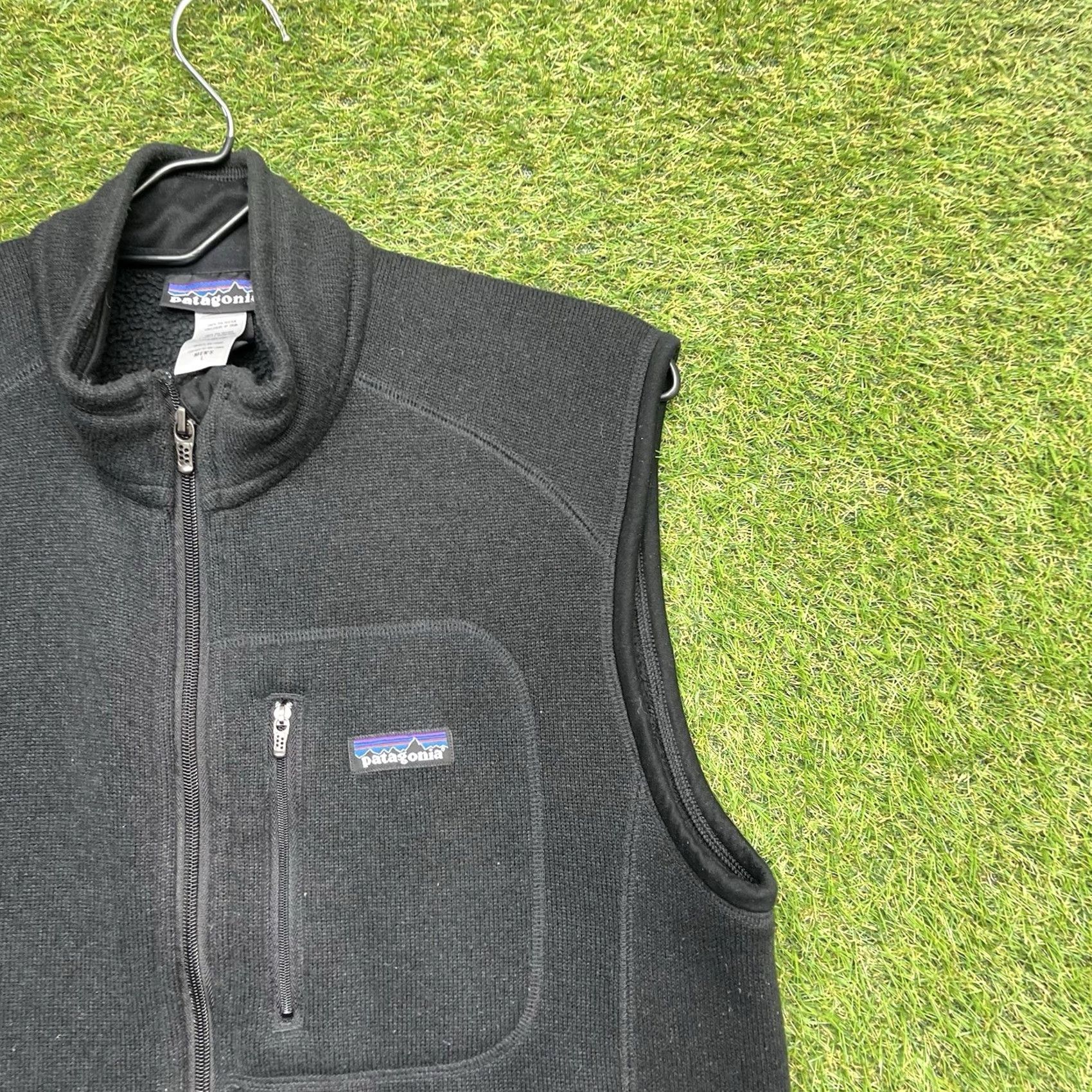 Patagonia Patagonia Vest Mens L Black Better Sweater Zip Up Pockets Outdoor Hiking 25880 Size US L / EU 52-54 / 3 - 3 Thumbnail