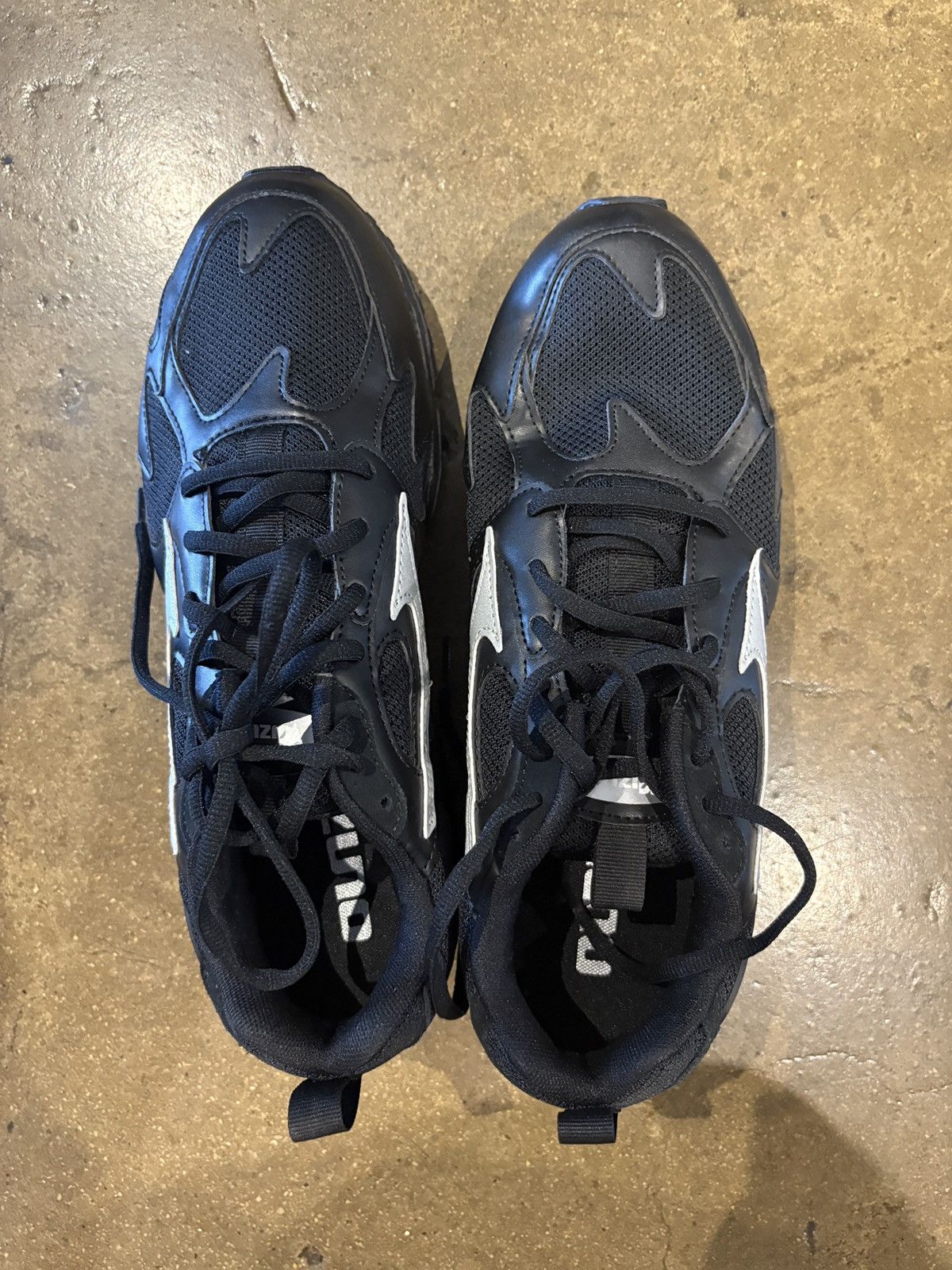 Mizuno Mizuno black leather shoes Size US 10.5 / EU 43-44 - 3 Thumbnail