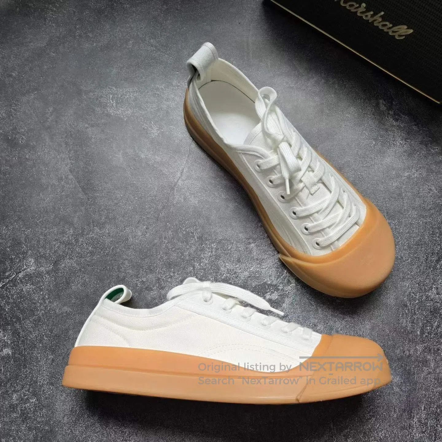 Bottega Veneta Bottega Veneta White Brown Chunky Toe Shoes. Size US 8 / EU 41 - 6 Thumbnail