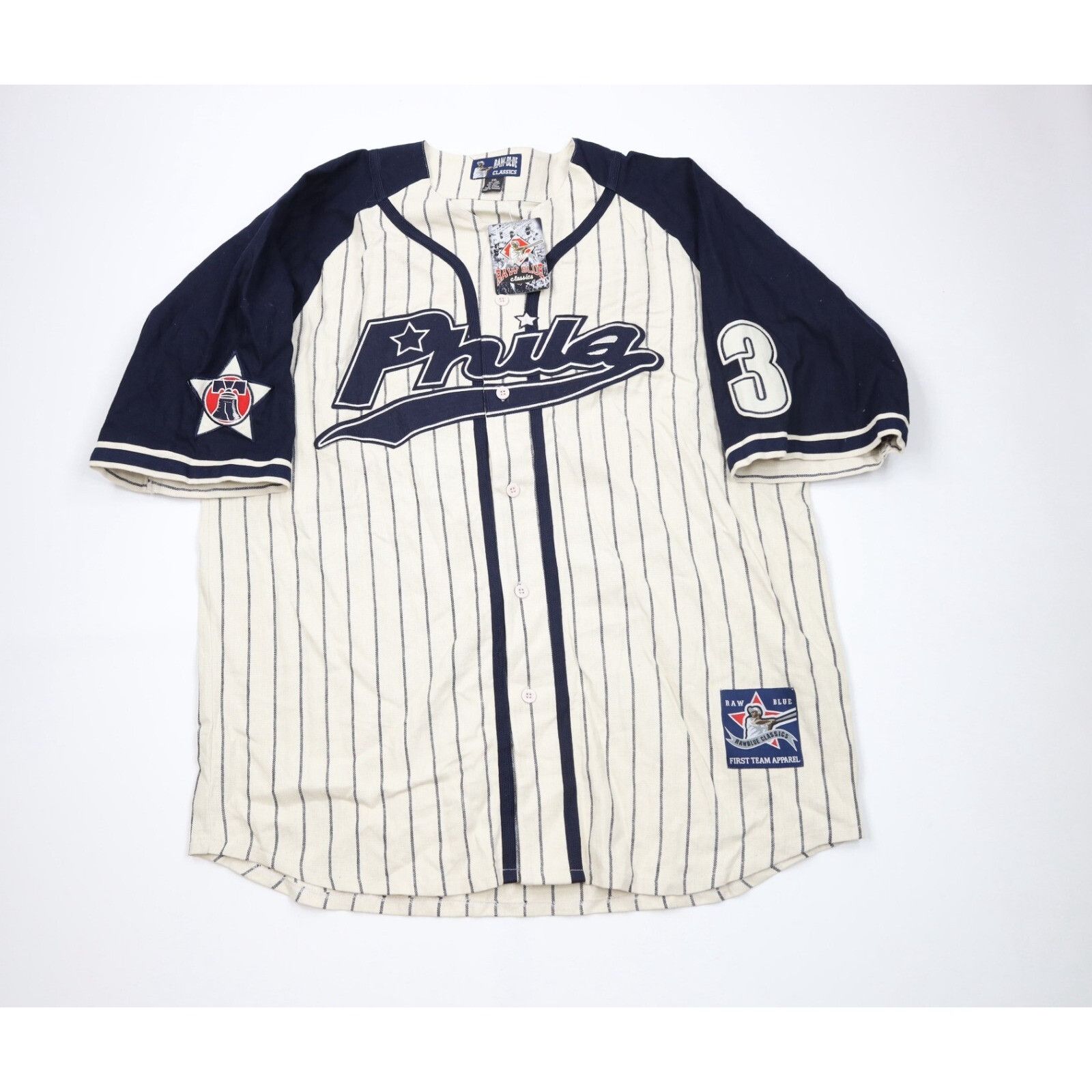 Vintage Vintage 90s Negro League Philadelphia Baseball Jersey Set Size US XXL / EU 58 / 5 - 2 Thumbnail
