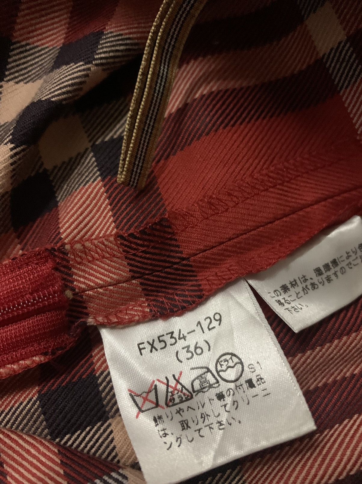 Burberry Burberry Blue Label Nova Check Skirt Size 25" / US 0 / IT 36 - 6 Thumbnail