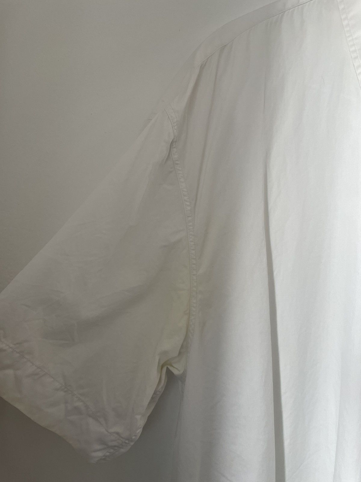 Dries Van Noten Dries Van Noten oversized white button up shirt L Size US L / EU 52-54 / 3 - 5 Thumbnail