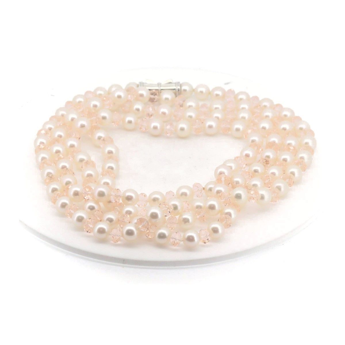 Other Tasaki Tasaki VARIÉ Pearl Necklace Silver Necklace Metal Necklace UFN N1029 SIL DUTY FREE for USA Size ONE SIZE - 1 Thumbnail