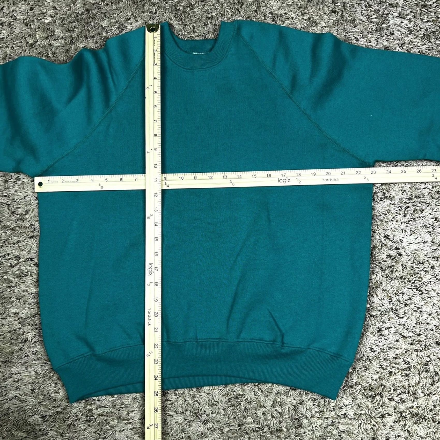 Altea VINTAGE Raglan Crewneck Sweatshirt Adult Large Teal 50/50 USA Mainstreet Sport Shirt Boys? Size US L / EU 52-54 / 3 - 5 Thumbnail