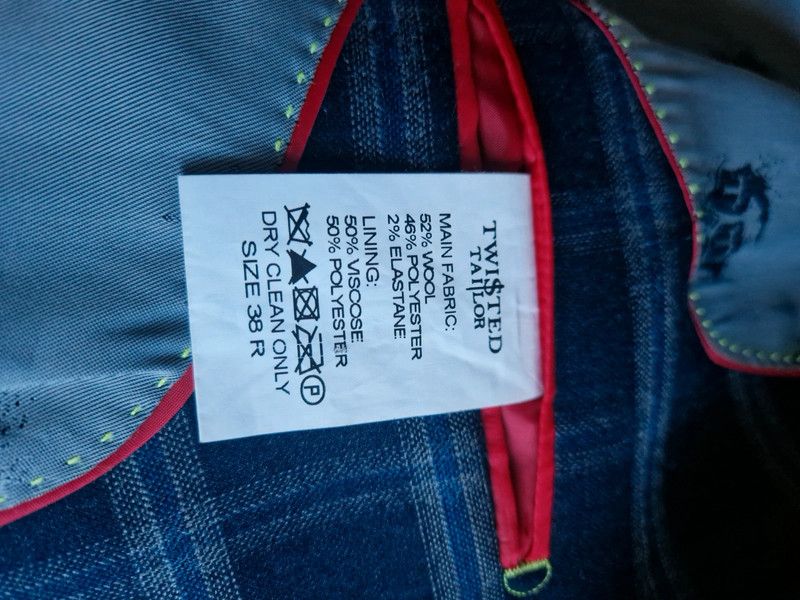 Other Twistet Tailor Wool Suit 38r 32r Size 38R - 7 Thumbnail