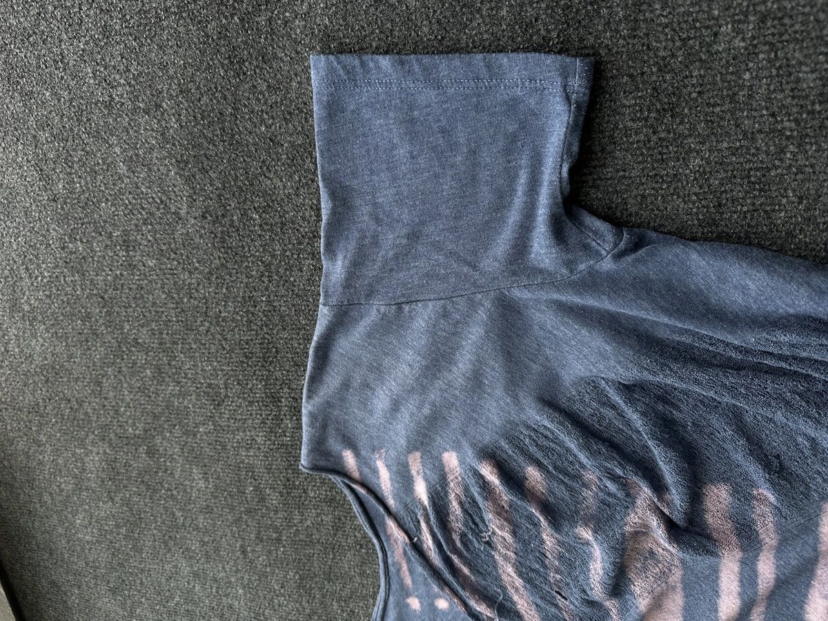 Other OPIUM 🚨 RAQUEL ALLEGRA BASIC LINE BLUE OPIUM DISTRESSED TEE Size M / US 6-8 / IT 42-44 - 6 Thumbnail
