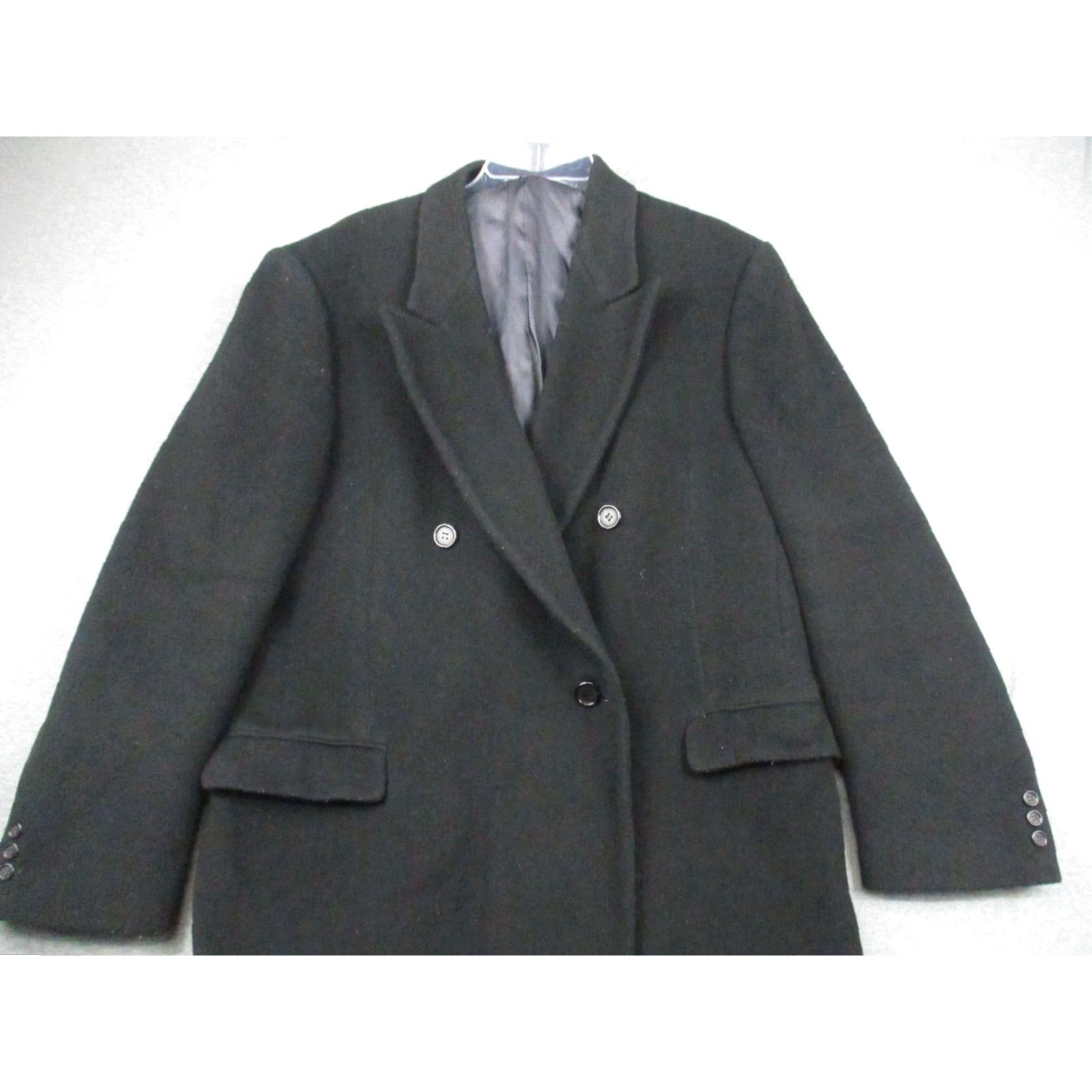 Vintage Vintage Adolfo Cashmere Blend Black Winter Trench Coat 44 L Coat Men Vintage Adolfo Cashmere Blend Black Winter Trench Coat 44 L Size US S / EU 44-46 / 1 - 3 Thumbnail