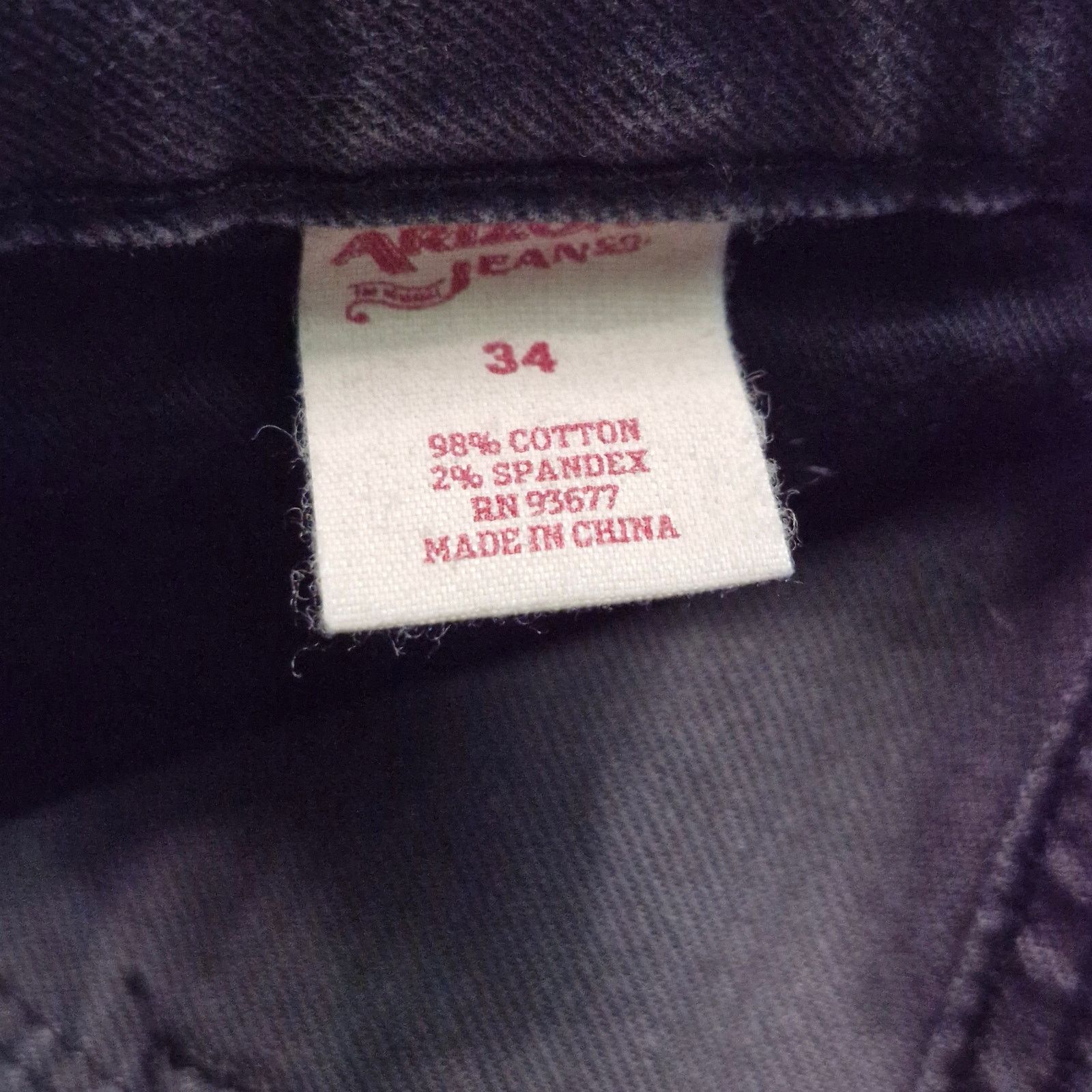 Arizona Jean Co. Arizona Skinny Fit Jeans Men’s Size 34x34 Dark Wash Denim Size US 34 / EU 50 - 2 Thumbnail