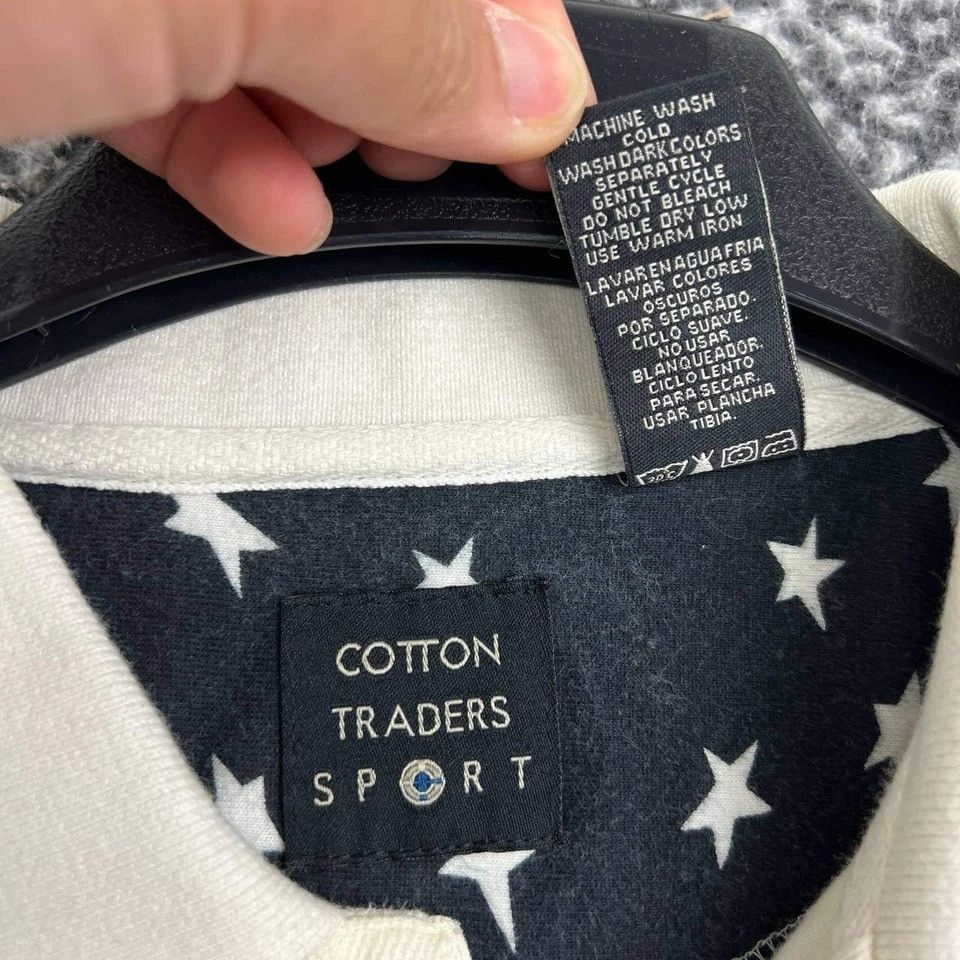 Cotton Traders Cotton Traders Sport Eagle American Flag Polo Shirt Men M Size US M / EU 48-50 / 2 - 4 Thumbnail