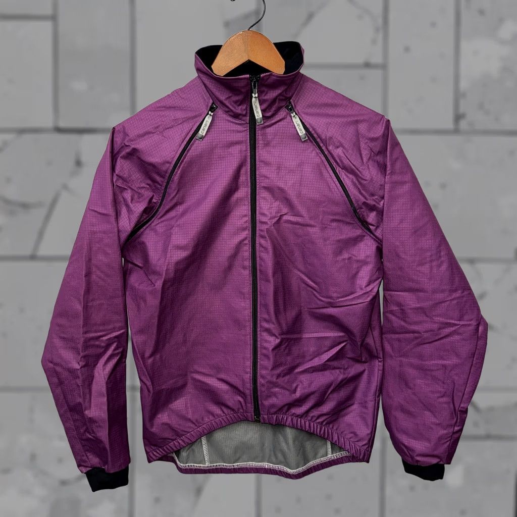 Vintage Canari Jacket Womens M Purple Full Zip Polyester Windbreaker Activewear Size M / US 6-8 / IT 42-44 - 1 Thumbnail