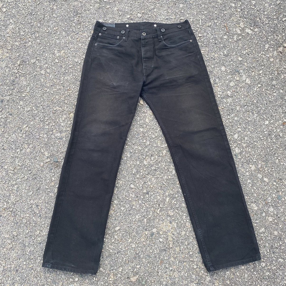 W33💥Vintage Levi’s Black Denim Buckle Back Jeans Pants