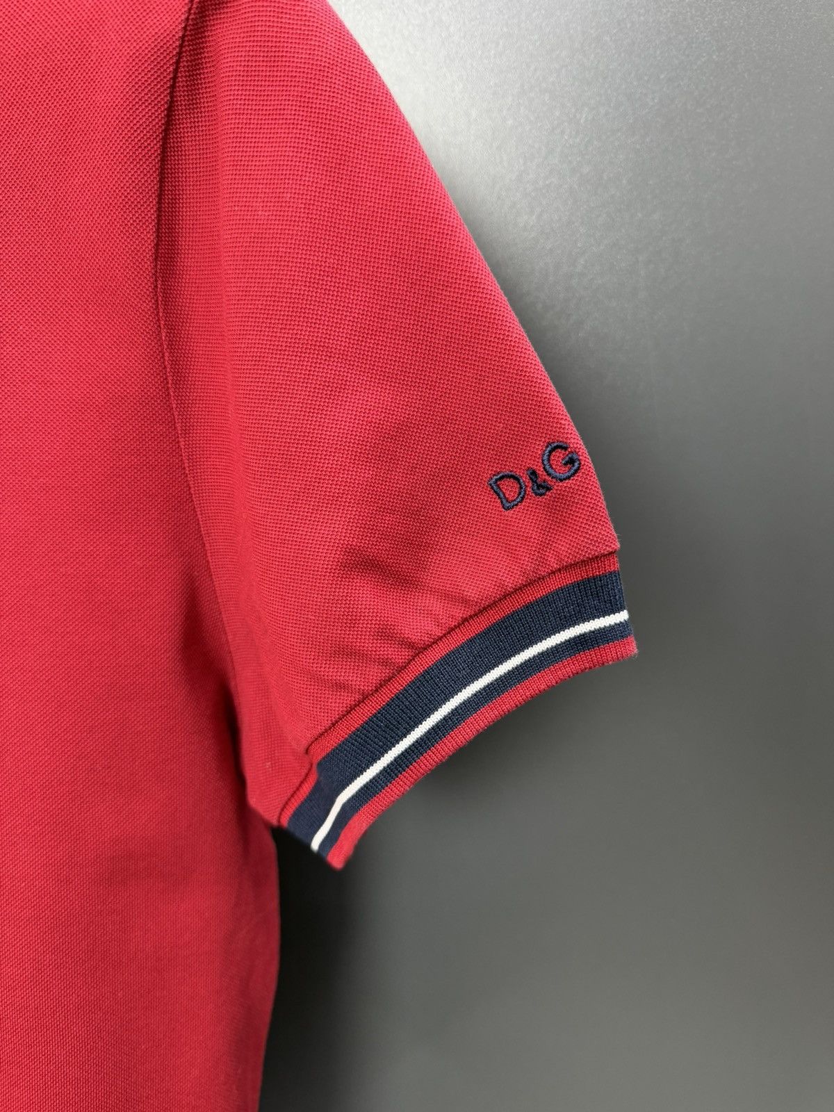 Dolce & Gabbana Dolce & Gabbana D&G Red Polo Shirt Size M Size US M / EU 48-50 / 2 - 13 Thumbnail