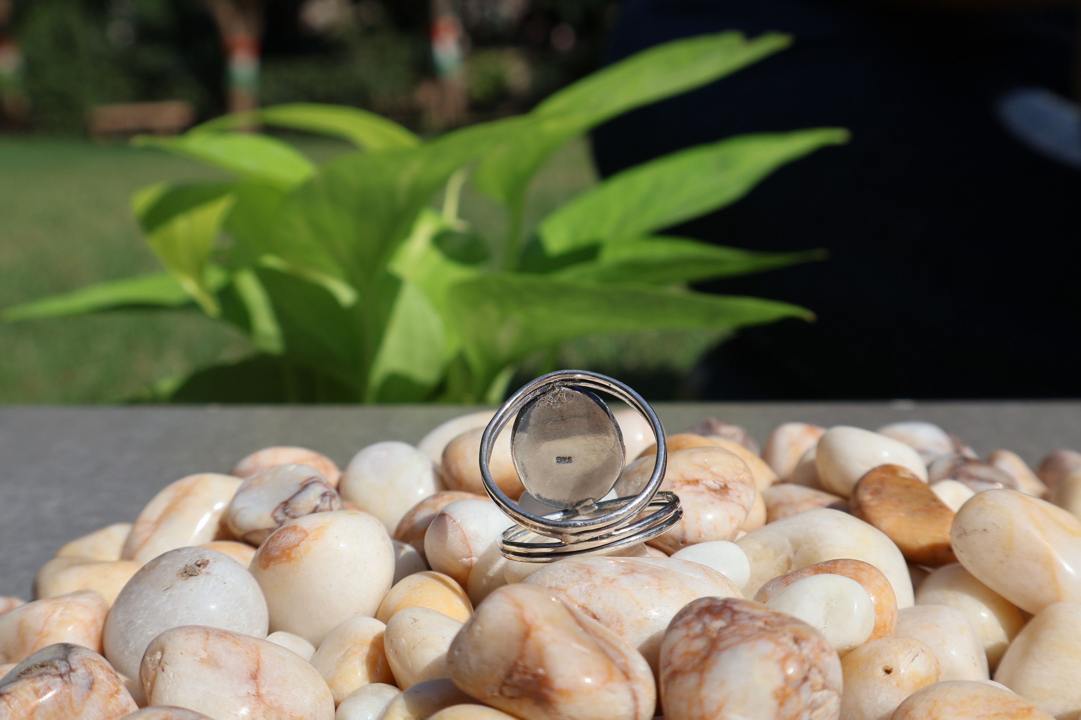 Handmade Moonstone Ring, Sterling Silver Jewelry, Handmade Women Ring Size ONE SIZE - 3 Thumbnail
