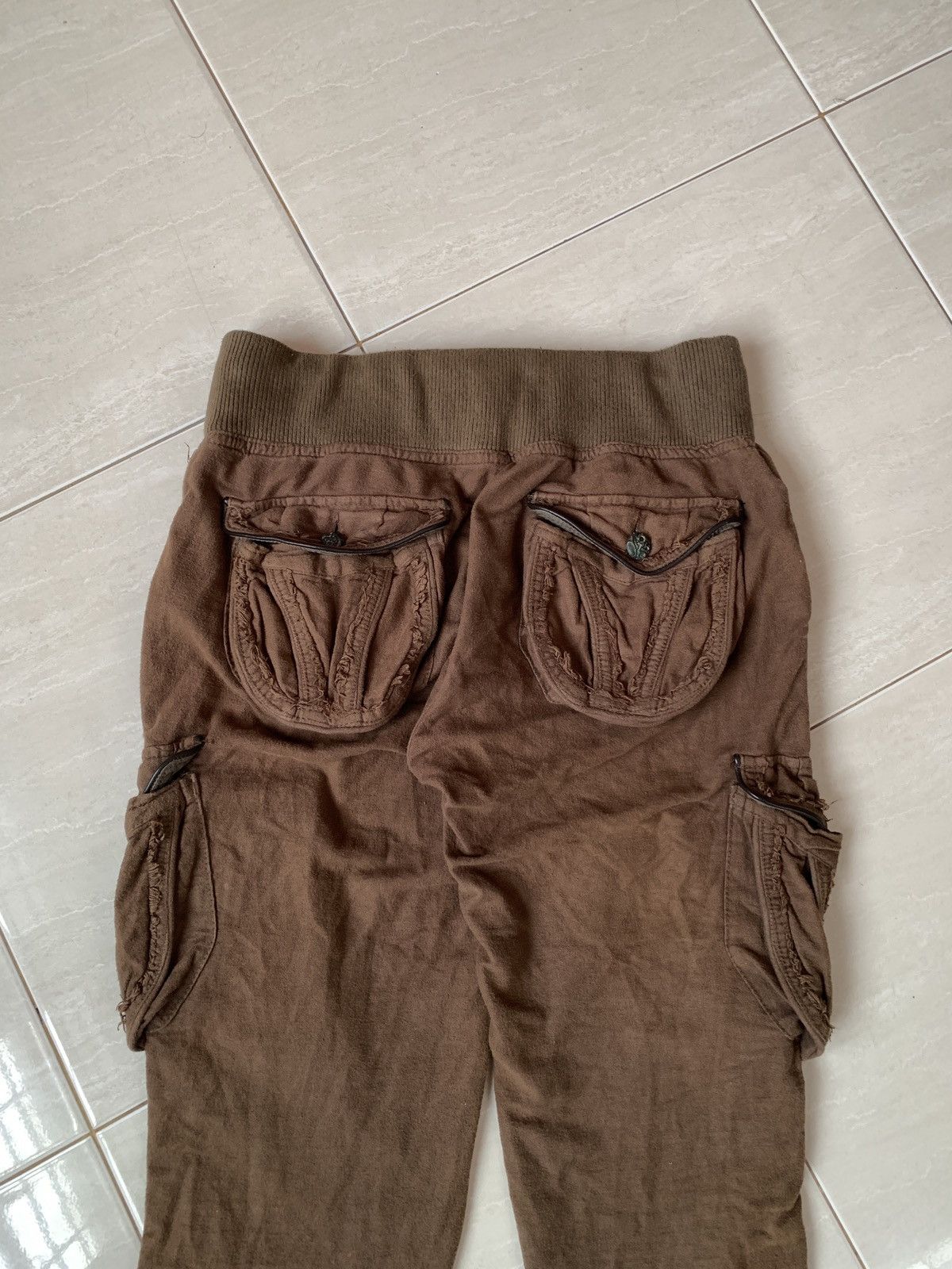 If Six Was Nine × Le Grande Bleu (L.G.B.) × Vintage Vintage GOA Drawstring Cargo Pants Size US 30 / EU 46 - 4 Thumbnail