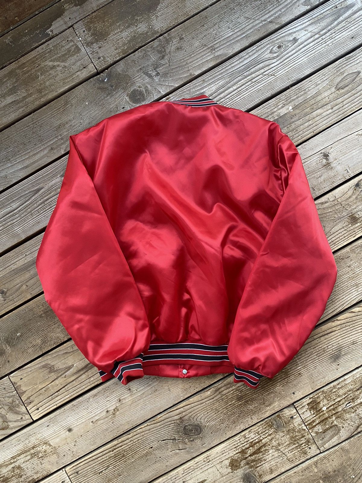 NBA Vintage Chicago Bulls Embroidered Swingster Bomber Jacket Size US XL / EU 56 / 4 - 5 Thumbnail
