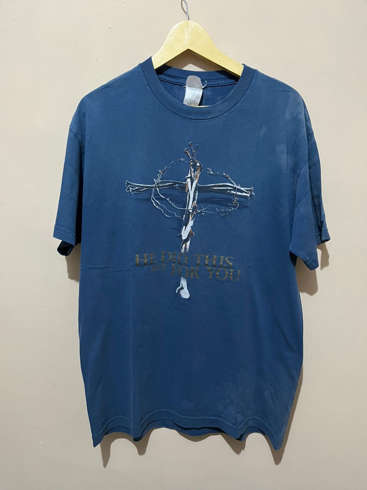vintage jesustee kerusso cross graphic with bible verse tee