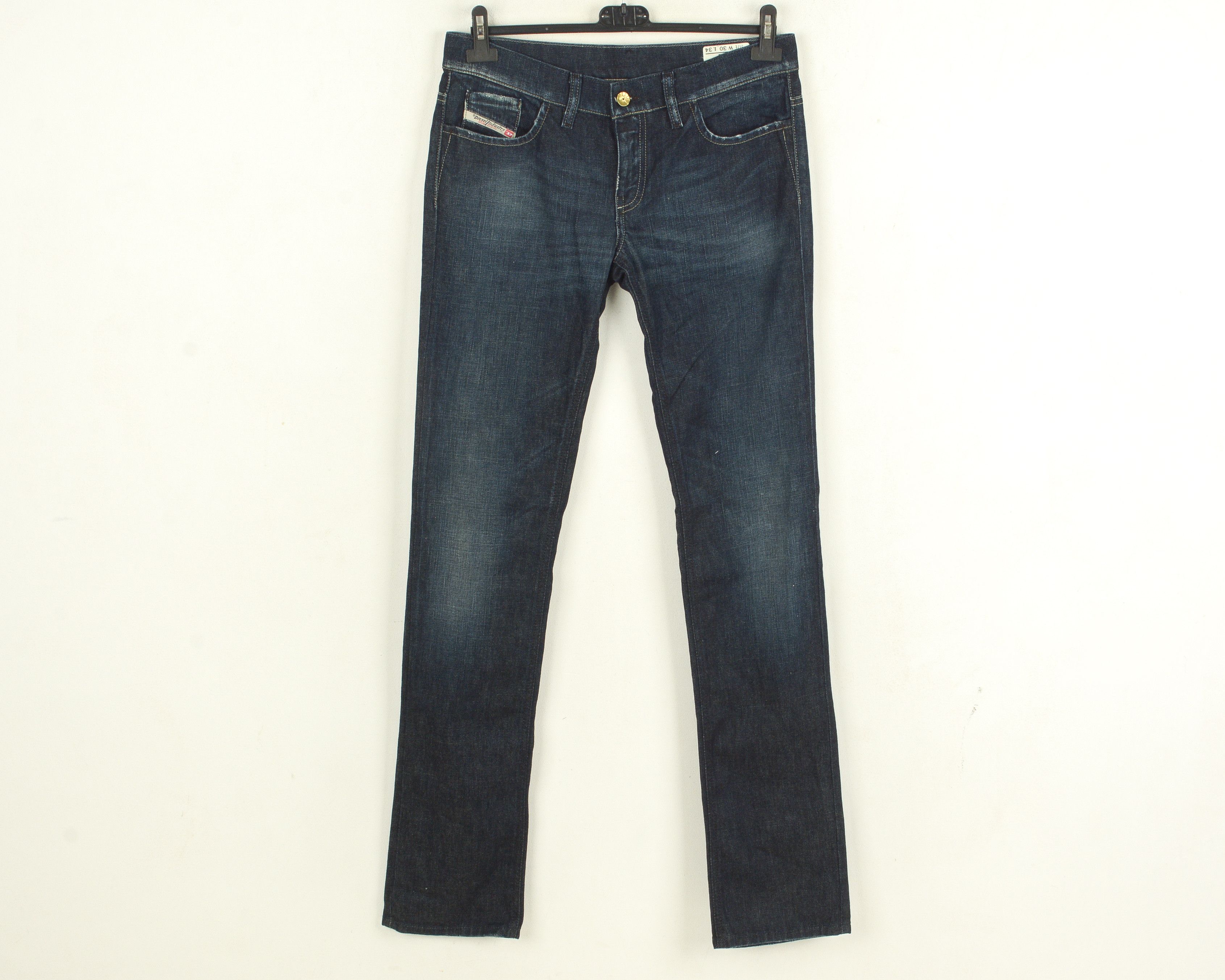 Diesel LIV Stretch Women W30 L34 Jeans Straight Mid Rise Trousers Size 30" / US 8 / IT 44 - 1 Thumbnail